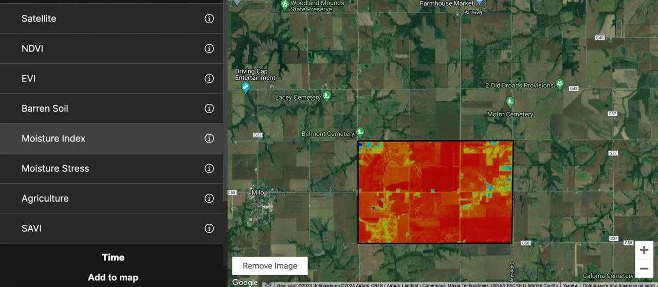 Proof of Concept: Remote Satellite Sensing Platform for Enhanced Agricultural Insights