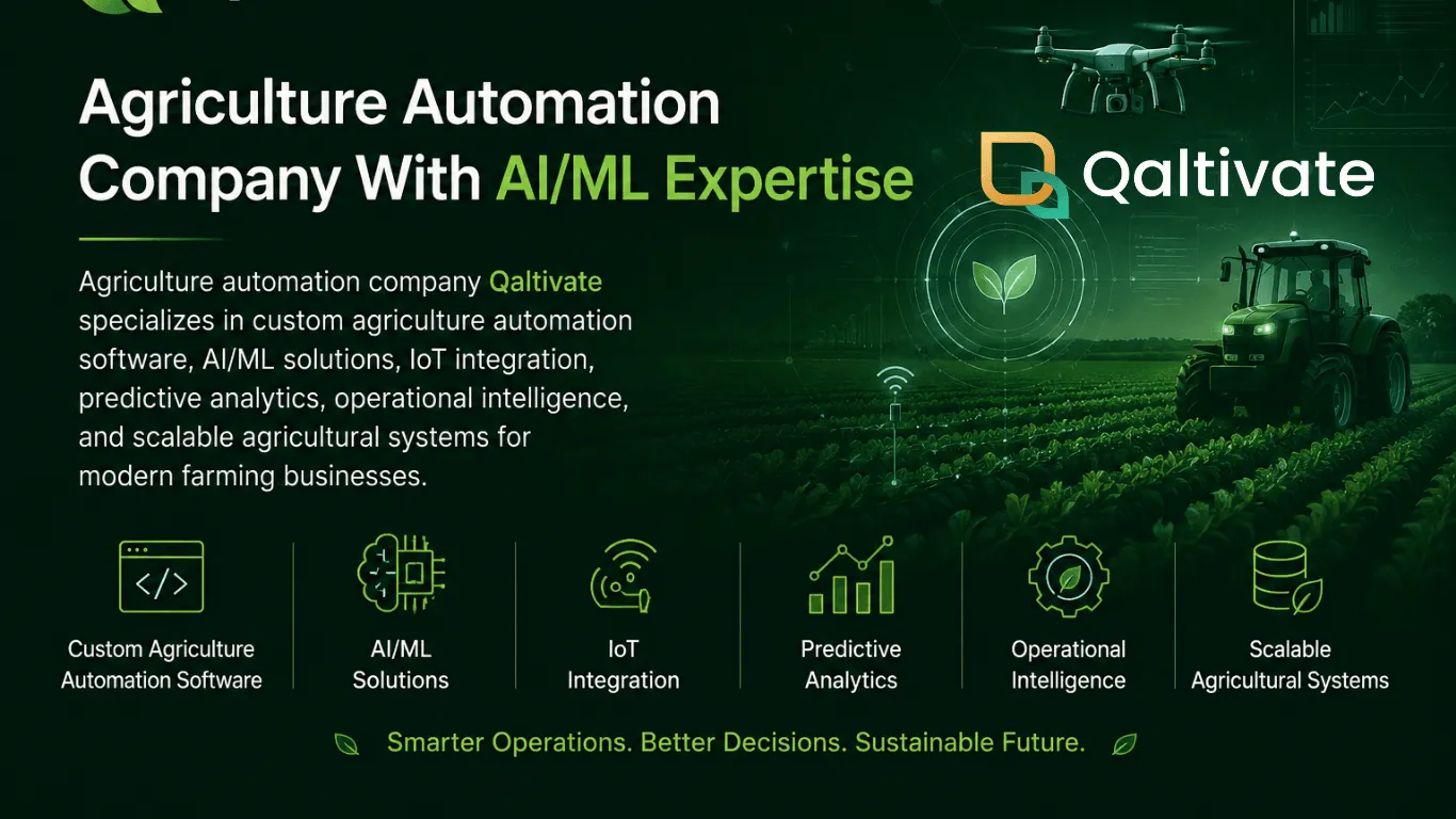 agriculture automation company, qaltivate