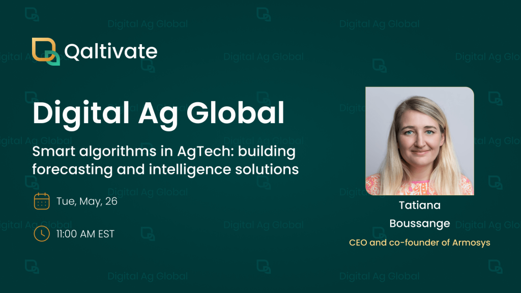Smart algorithms in agtec, Tatiana Boussange