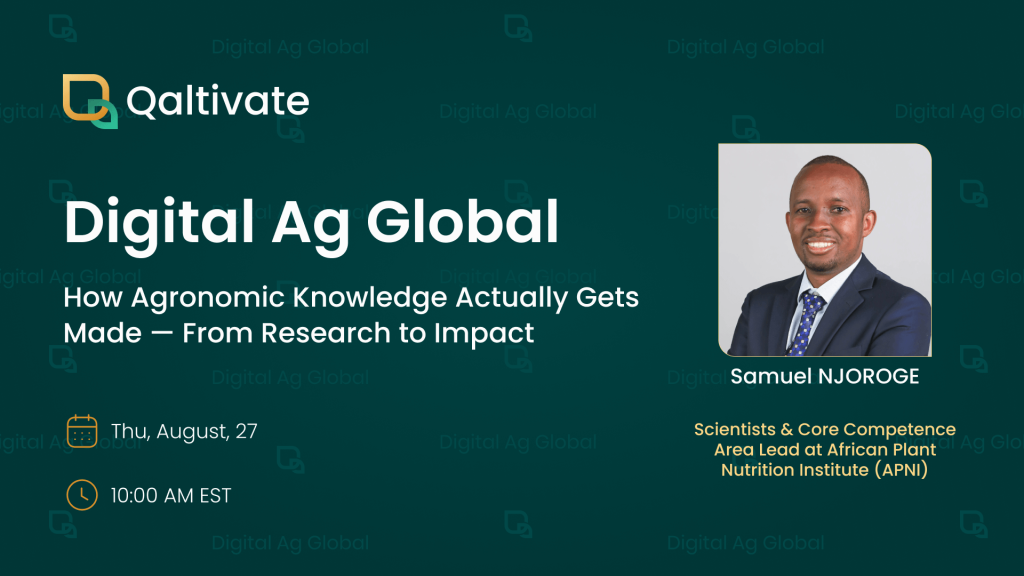 Agronomic knowledge, Digital Ag Global